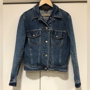 Vintage Katharine Hamnett Denim blue jean Jacket classic western made in Italy